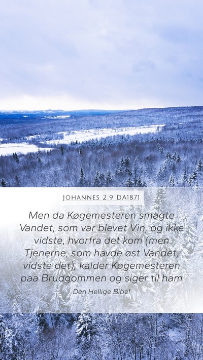 Johannes 2:9 DA1871 Bible Verse Image