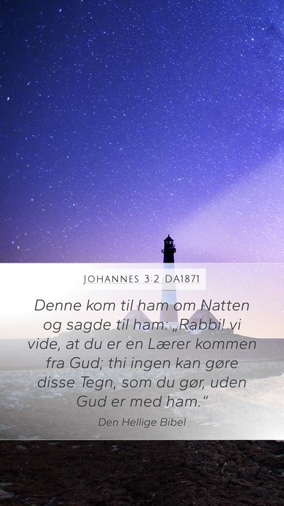 Johannes 3:2 DA1871 Bible Verse Image
