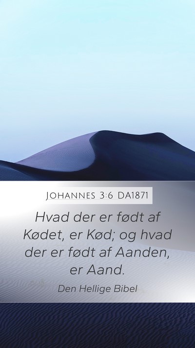 Johannes 3:6 DA1871 Bible Verse Image