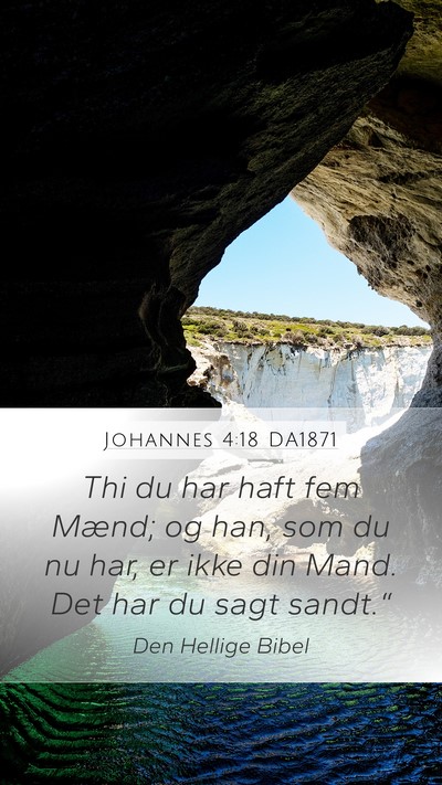 Johannes 4:18 DA1871 Bible Verse Image