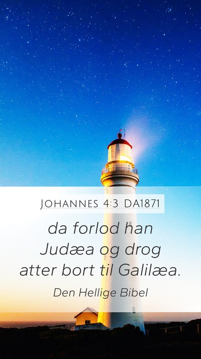 Johannes 4:3 DA1871 Bible Verse Image