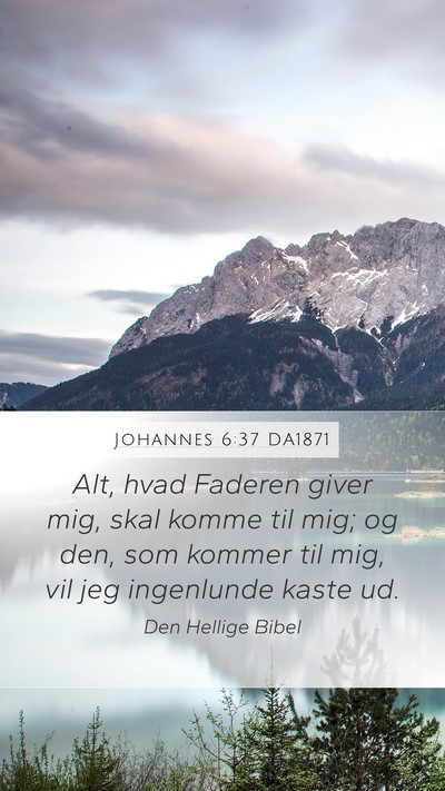 Johannes 6:37 DA1871 Bible Verse Image