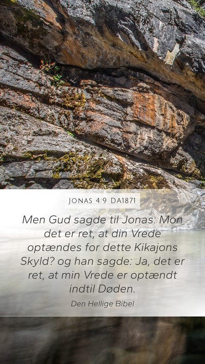 Jonas 4:9 DA1871 Bible Verse Image