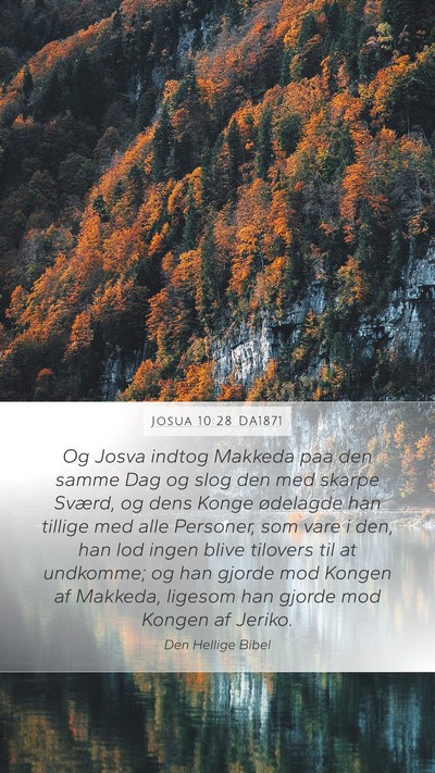 Josua 10:28 DA1871 Bible Verse Image