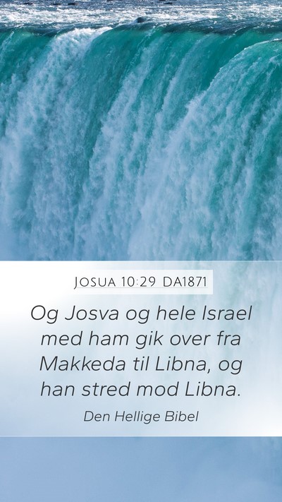 Josua 10:29 DA1871 Bible Verse Image