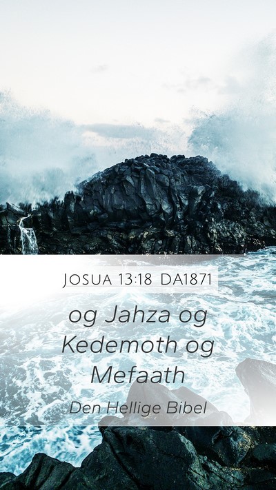 Josua 13:18 DA1871 Bible Verse Image
