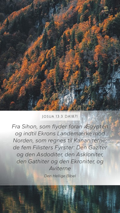 Josua 13:3 DA1871 Bible Verse Image