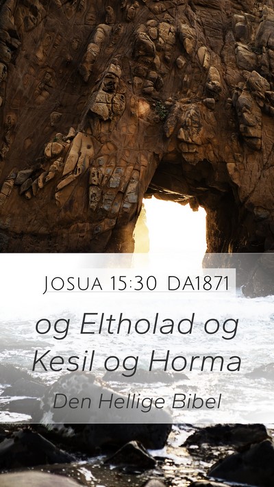 Josua 15:30 DA1871 Bible Verse Image