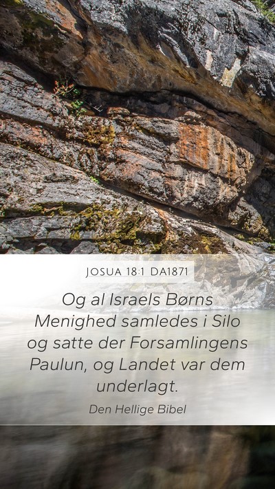 Josua 18:1 DA1871 Bible Verse Image