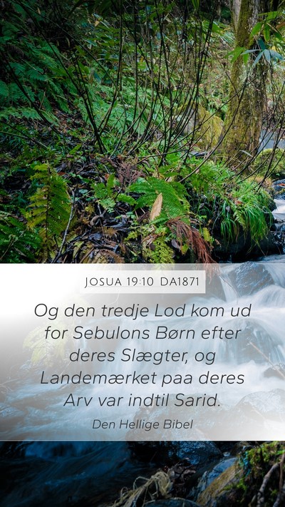 Josua 19:10 DA1871 Bible Verse Image
