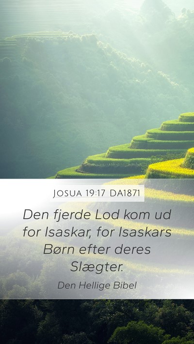 Josua 19:17 DA1871 Bible Verse Image