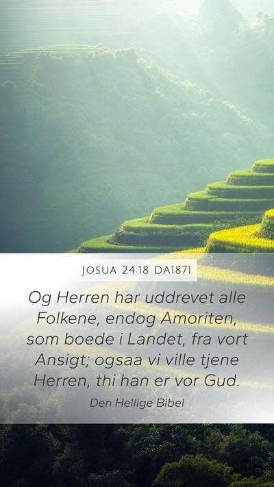 Josua 24:18 DA1871 Bible Verse Image