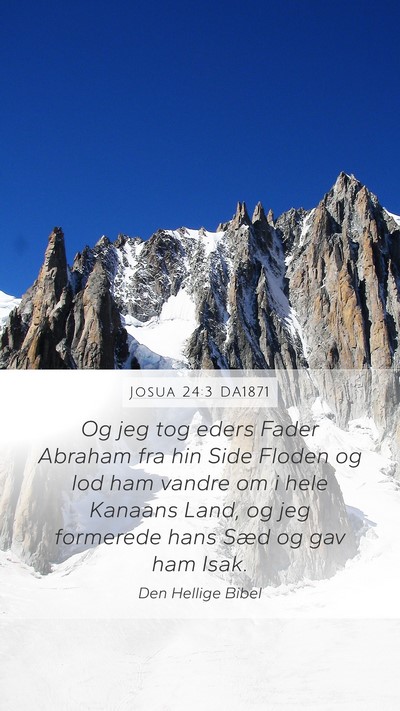 Josua 24:3 DA1871 Bible Verse Image