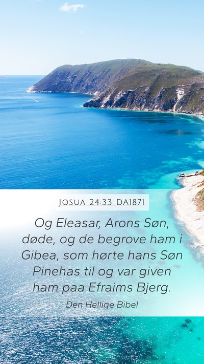 Josua 24:33 DA1871 Bible Verse Image