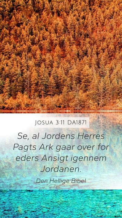 Josua 3:11 DA1871 Bible Verse Image
