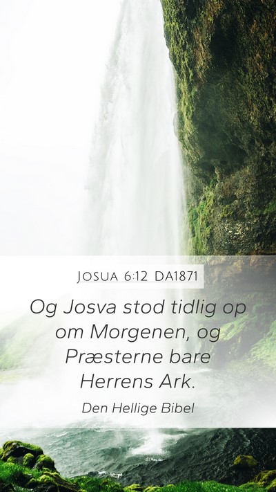Josua 6:12 DA1871 Bible Verse Image