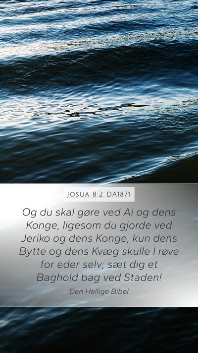 Josua 8:2 DA1871 Bible Verse Image
