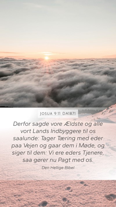 Josua 9:11 DA1871 Bible Verse Image