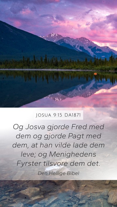 Josua 9:15 DA1871 Bible Verse Image