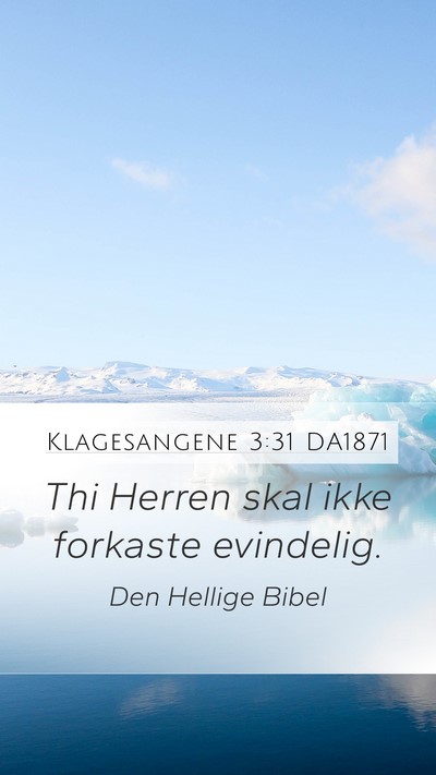 Klagesangene 3:31 DA1871 Bible Verse Image