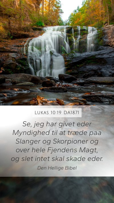 Lukas 10:19 DA1871 Bible Verse Image