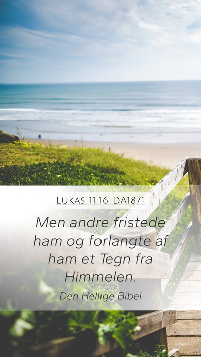 Lukas 11:16 DA1871 Bible Verse Image