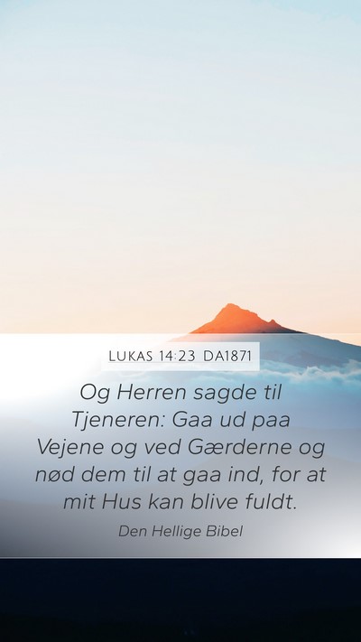 Lukas 14:23 DA1871 Bible Verse Image