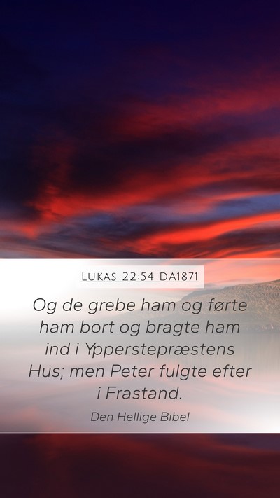Lukas 22:54 DA1871 Bible Verse Image