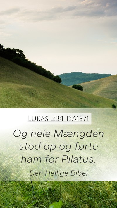 Lukas 23:1 DA1871 Bible Verse Image