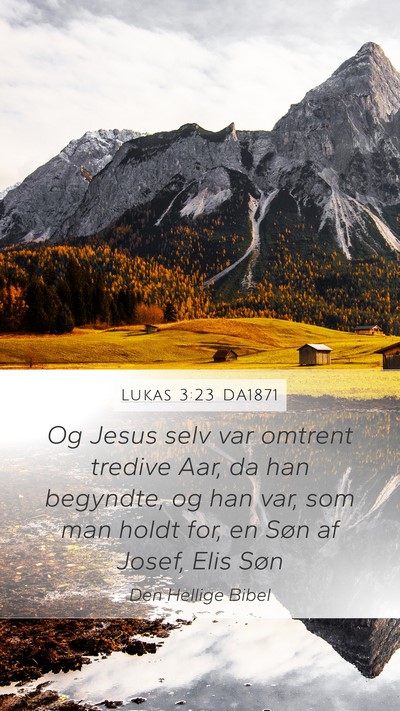 Lukas 3:23 DA1871 Bible Verse Image