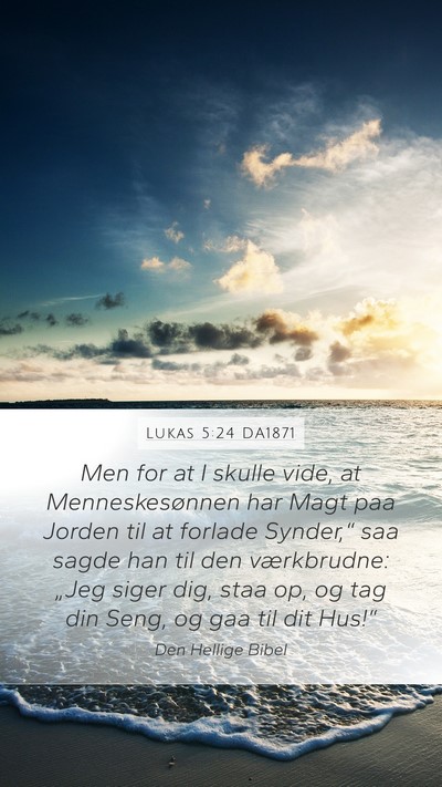 Lukas 5:24 DA1871 Bible Verse Image