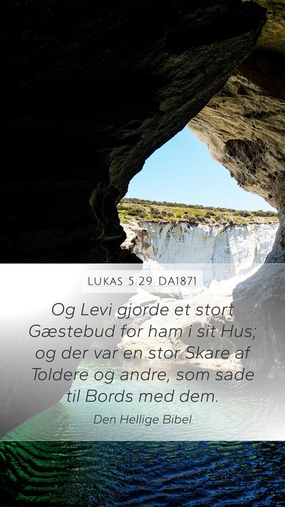Lukas 5:29 DA1871 Bible Verse Image