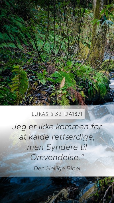 Lukas 5:32 DA1871 Bible Verse Image