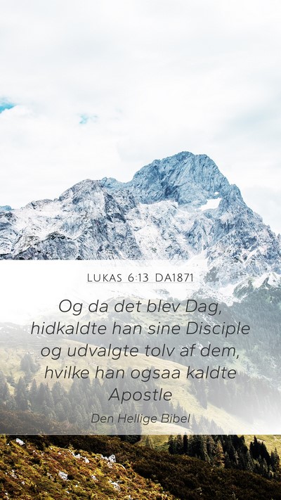 Lukas 6:13 DA1871 Bible Verse Image