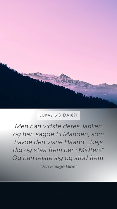 Lukas 6:8 DA1871 Bible Verse Image