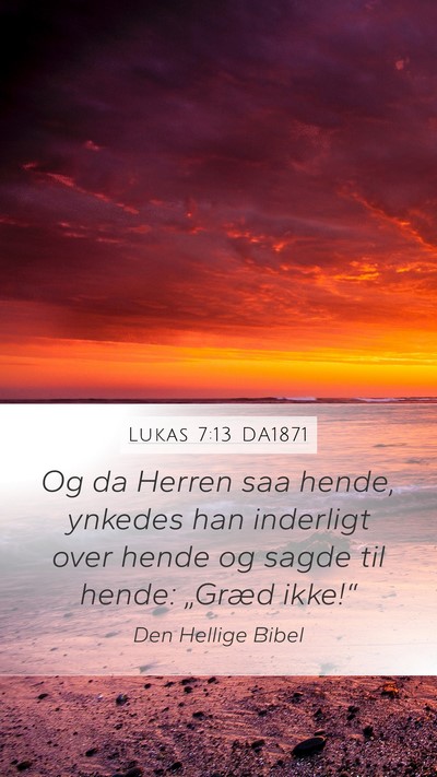 Lukas 7:13 DA1871 Bible Verse Image