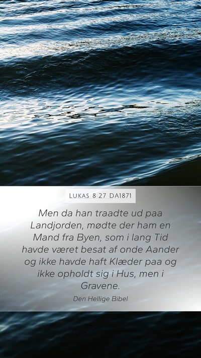 Lukas 8:27 DA1871 Bible Verse Image