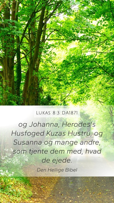 Lukas 8:3 DA1871 Bible Verse Image