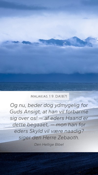 Malakias 1:9 DA1871 Bible Verse Image