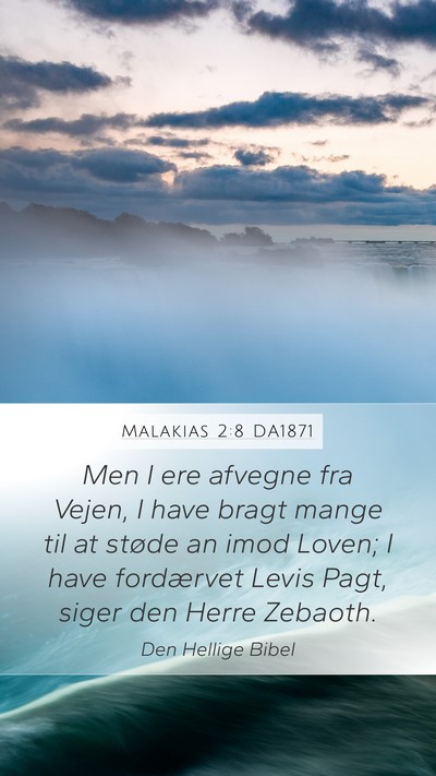 Malakias 2:8 DA1871 Bible Verse Image