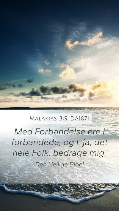 Malakias 3:9 DA1871 Bible Verse Image