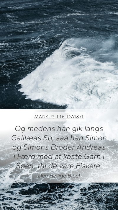 Markus 1:16 DA1871 Bible Verse Image