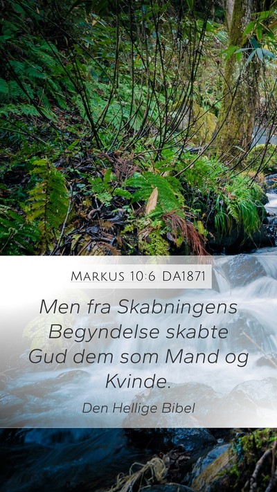 Markus 10:6 DA1871 Bible Verse Image