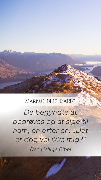 Markus 14:19 DA1871 Bible Verse Image