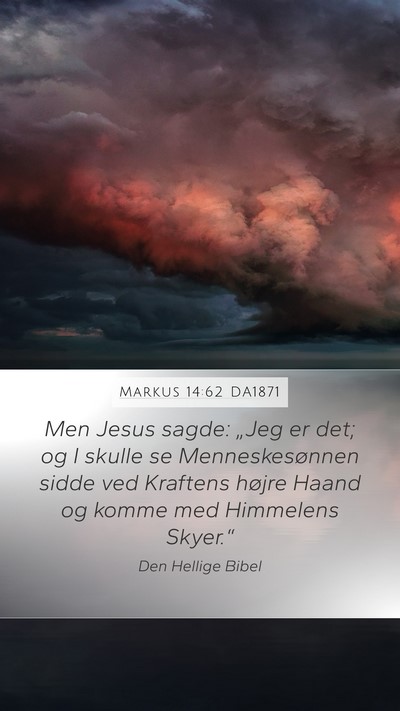 Markus 14:62 DA1871 Bible Verse Image