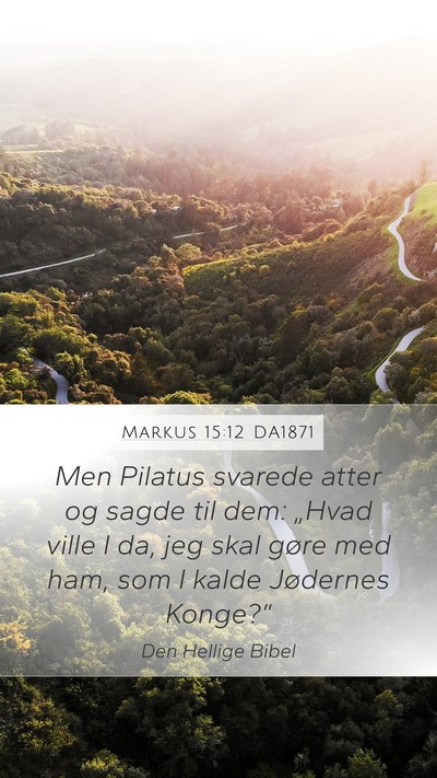 Markus 15:12 DA1871 Bible Verse Image