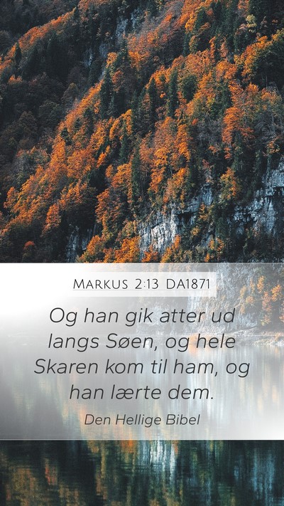 Markus 2:13 DA1871 Bible Verse Image