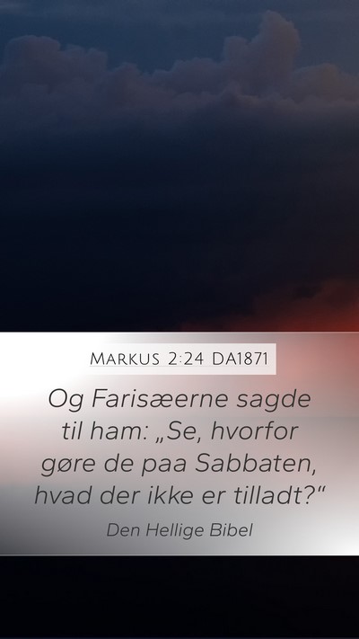 Markus 2:24 DA1871 Bible Verse Image