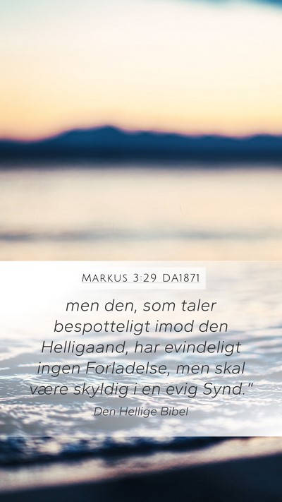 Markus 3:29 DA1871 Bible Verse Image