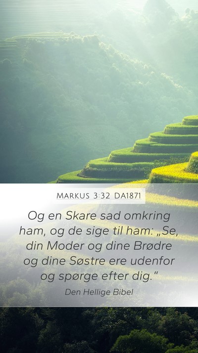 Markus 3:32 DA1871 Bible Verse Image